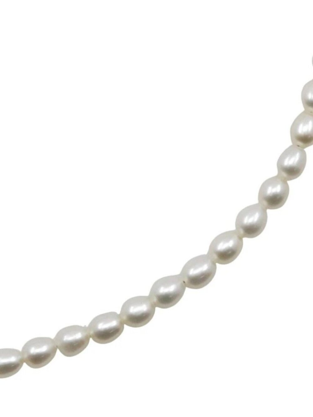 Baby pearl Necklace3.7~3.9mm K18 yellow gold/Pearl 8.7g Women
